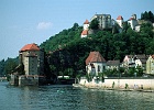 Mündund der Ilz bei Passau : Burg